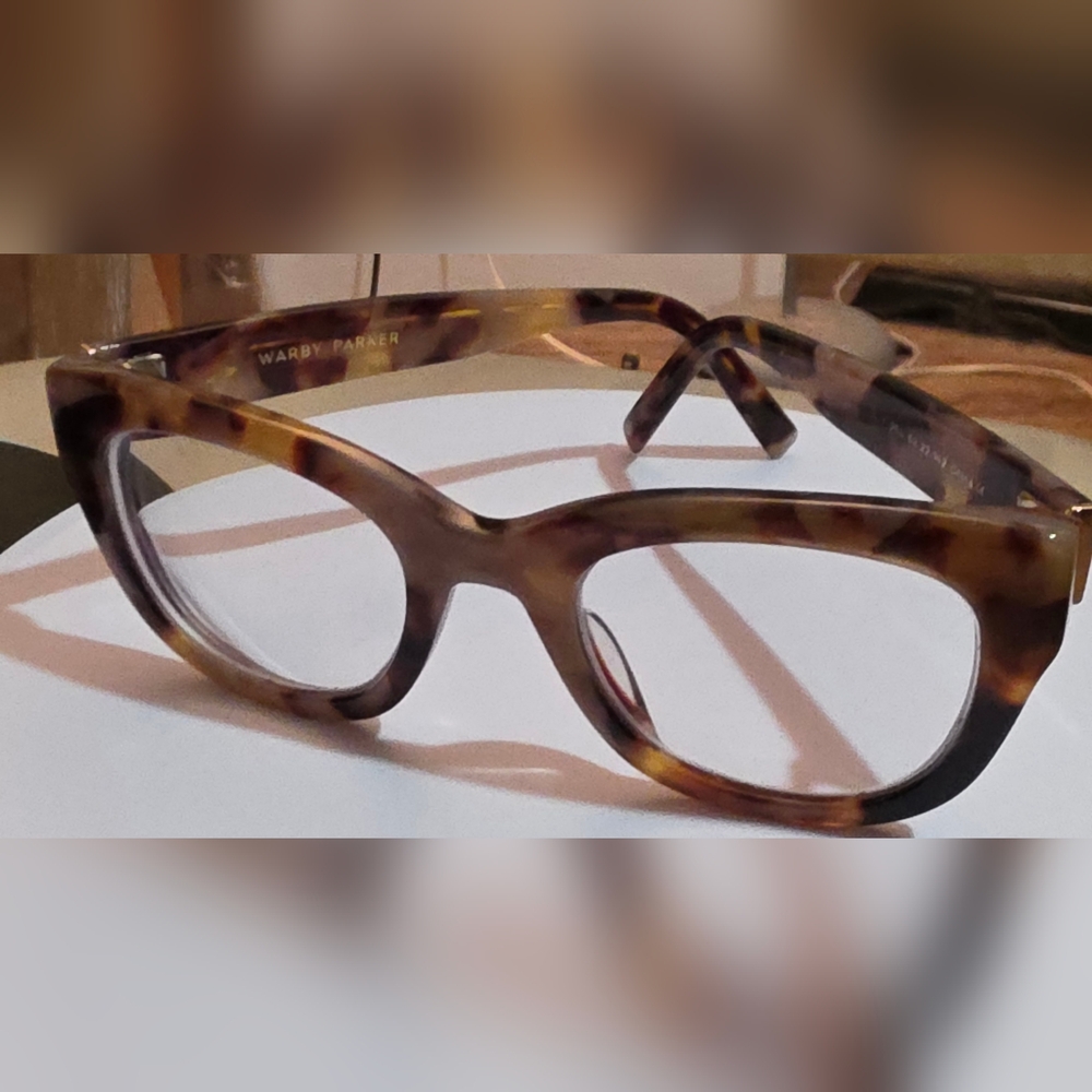 WARBY PARKER TORTOISE EYEGLASS FRAMES EXCELLENT CONDITION - Picture 2 of 6